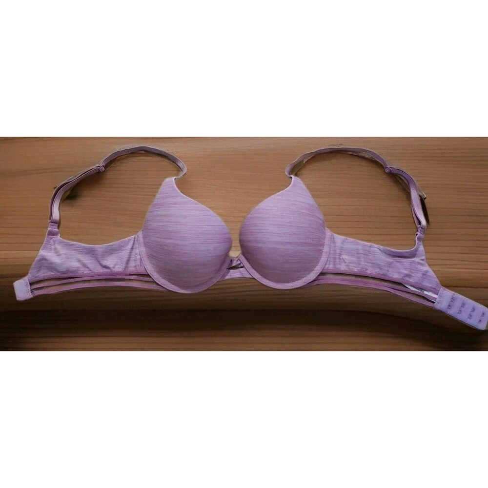 Victoria's Secret Bra Perfect Shape 32A Convertible Underwire Pink Mesh
